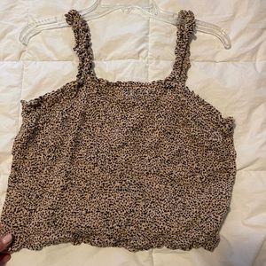 Smocked tank top 🤍